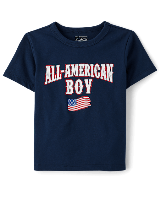 Baby And Toddler Boys All American Boy Graphic Tee
