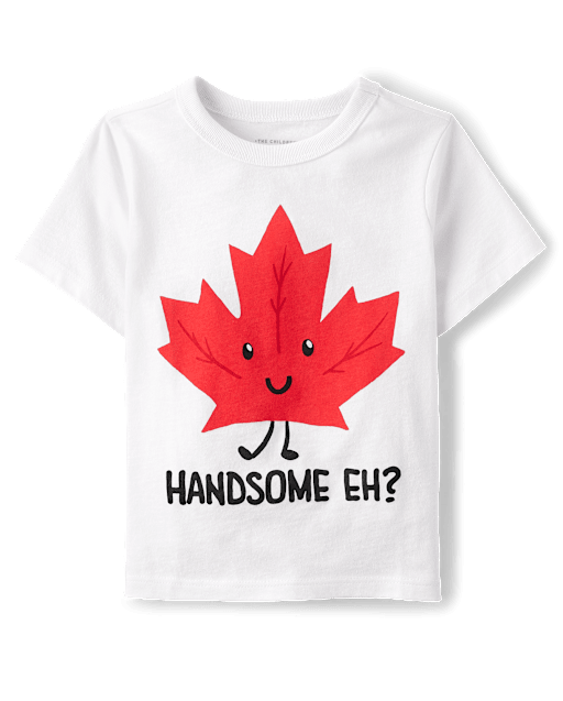 T-shirt graphique « Beautiful Eh » pour bébés et tout-petits garçons, fête du Canada