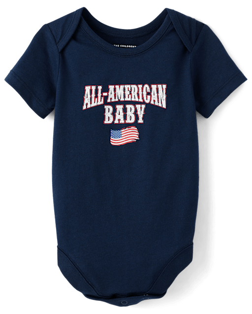 Baby All American Baby Graphic Bodysuit