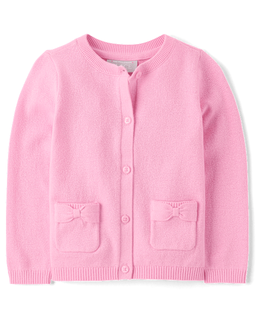 Toddler Girls Bow Cardigan