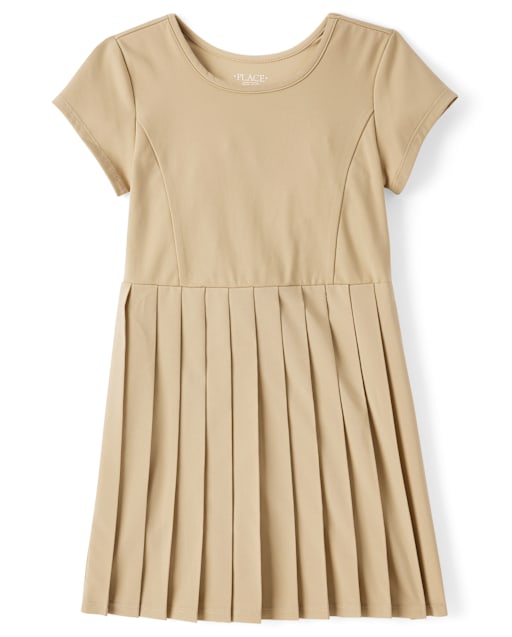 Girls Uniform Quick Dry Pleated Tennis Dress