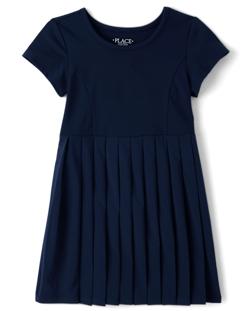 Girls Uniform Quick Dry Pleated Tennis Dress