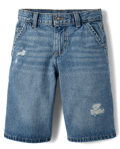 NEXT 2 Paia Di Pantaloncini In Denim Blu Per Ragazzo – Taglia 13 Anni, Must-Have Casual Per L'Estate