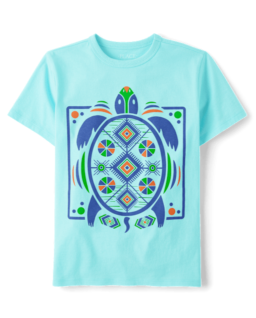 T-shirt graphique tortue pour garçon