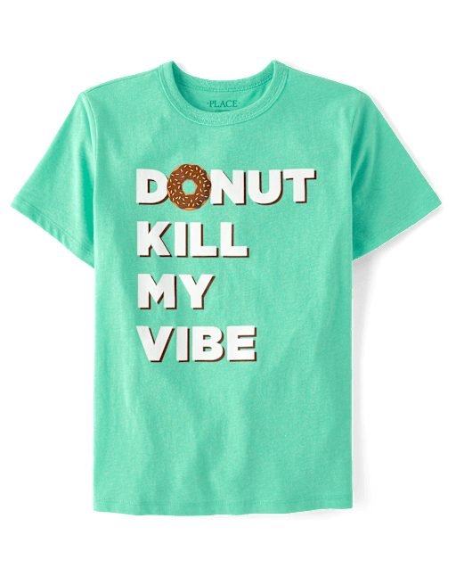 Boys Donut Kill My Vibe Graphic Tee