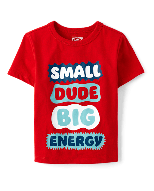 T-shirt graphique Big Energy pour bébés et tout-petits garçons