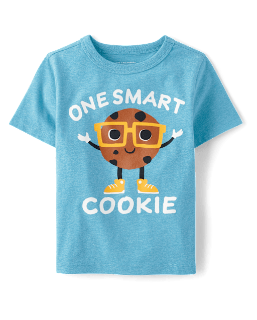 Baby And Toddler Boys One Smart Cookie Graphic Tee