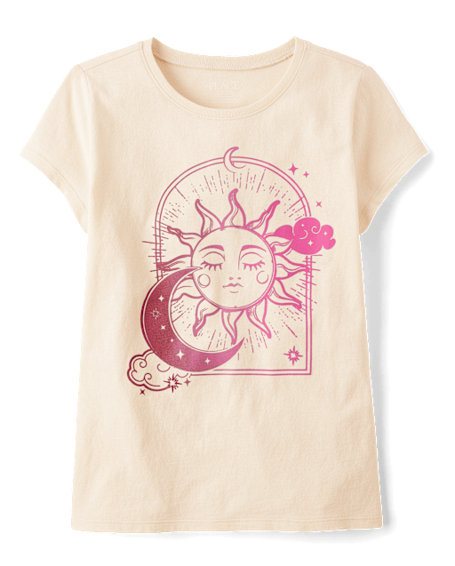 Girls Sun Graphic Tee