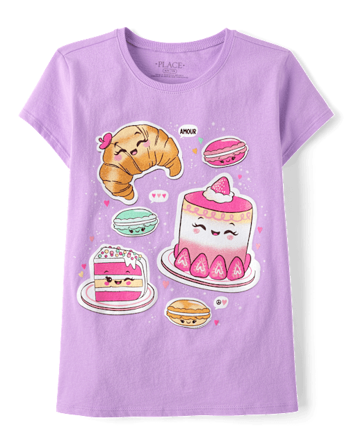 Girls Dessert Graphic Tee