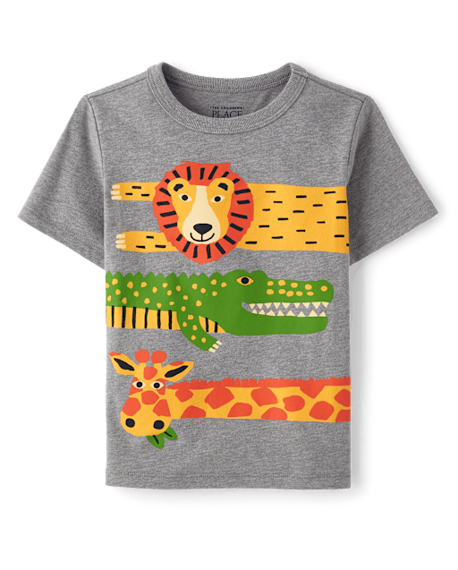 Baby And Toddler Boys Animal Graphic Tee