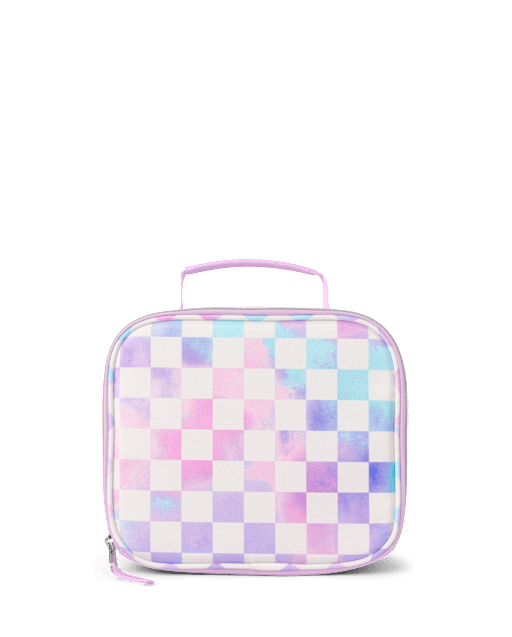 Girls Checkered Lunchbox