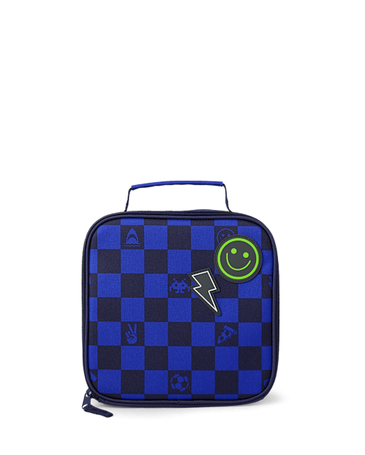 Boys Checkered Gamer Lunchbox