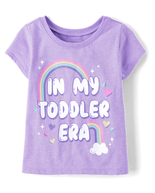 T-shirt graphique pour bébés et petites filles