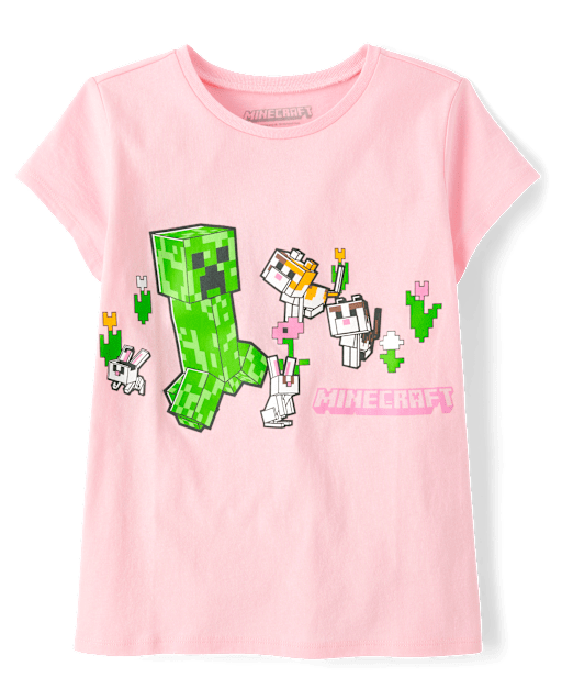 Girls Minecraft Graphic Tee