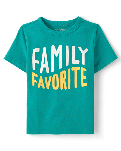Baby And Toddler Boys Family Favorite Graphic Tee
