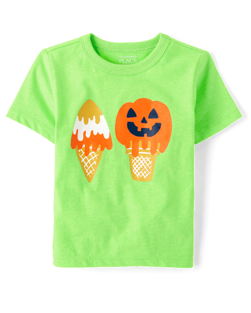 Baby And Toddler Boys Halloween Ice Cream Graphic Tee