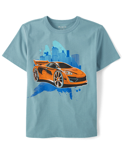Boys City Car Graphic Tee