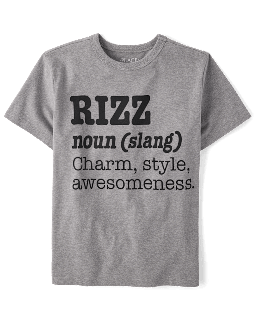 Boys Rizz Definition Graphic Tee
