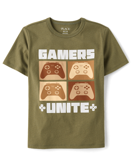 Boys Gamers Unite Graphic Tee