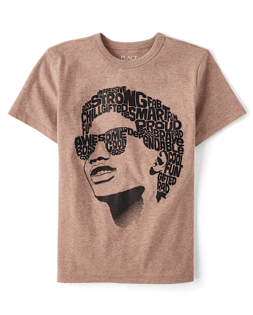 Boys Positive Words Graphic Tee