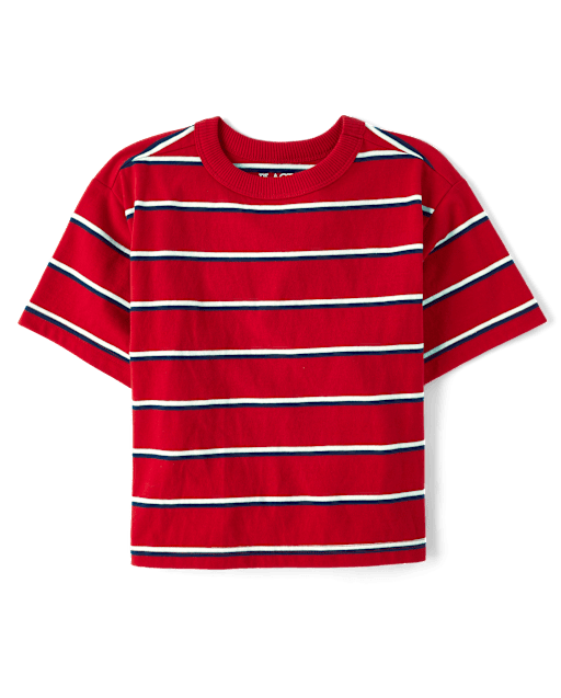Kids Striped Boxy Top