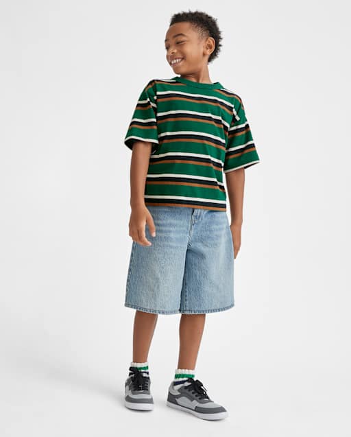 Kids Striped Relaxed Top