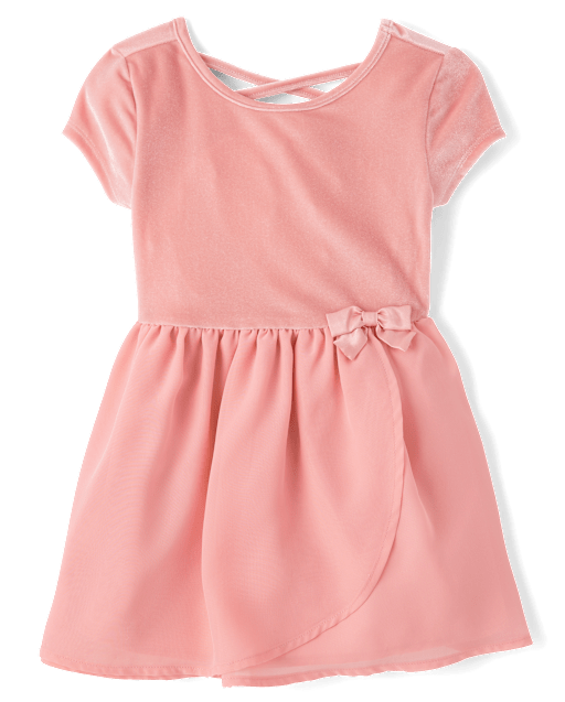 Baby And Toddler Girls Wrap Tutu Dress