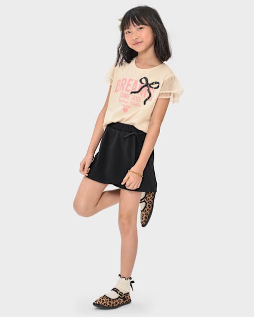 Girls Quick Dry Wrap Skort
