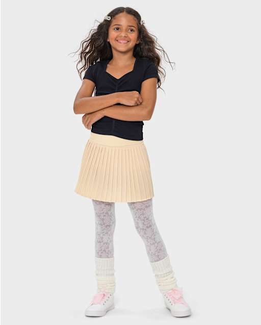 Girls Quick Dry Pleated Skort