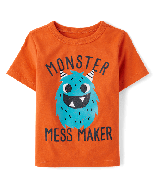 Baby And Toddler Boys Monster Mess Maker Graphic Tee