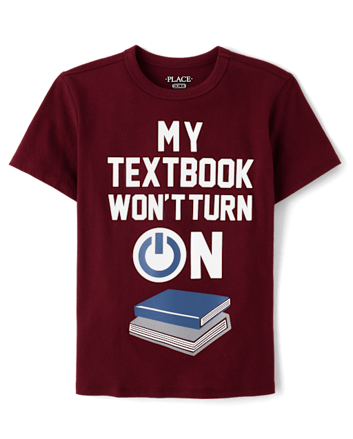 Boys Textbook Graphic Tee