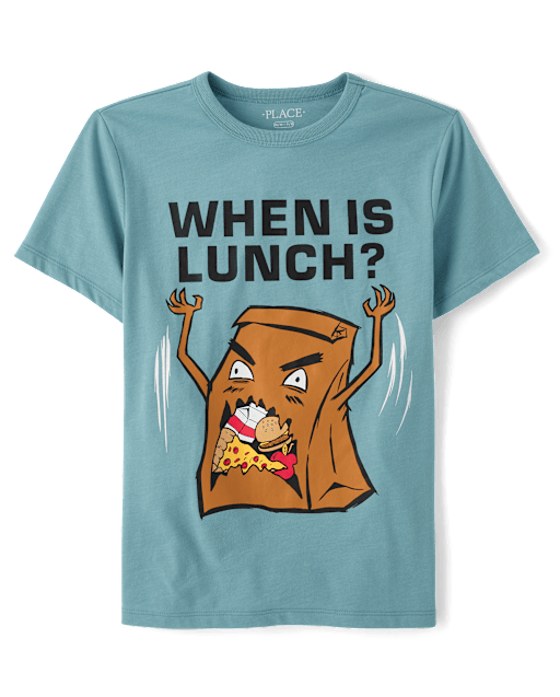 Boys Lunch Time Graphic Tee