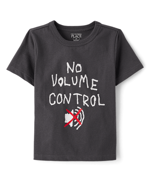 Toddler Boys Volume Control Graphic Tee