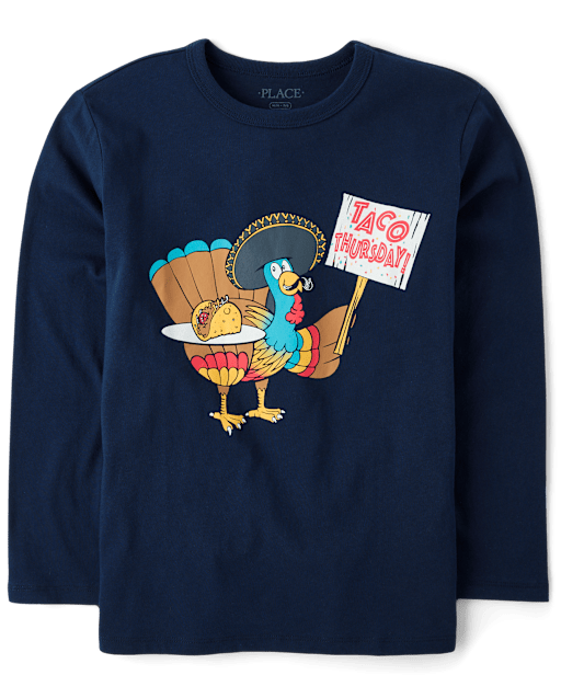 Boys Turkey Taco Graphic Tee
