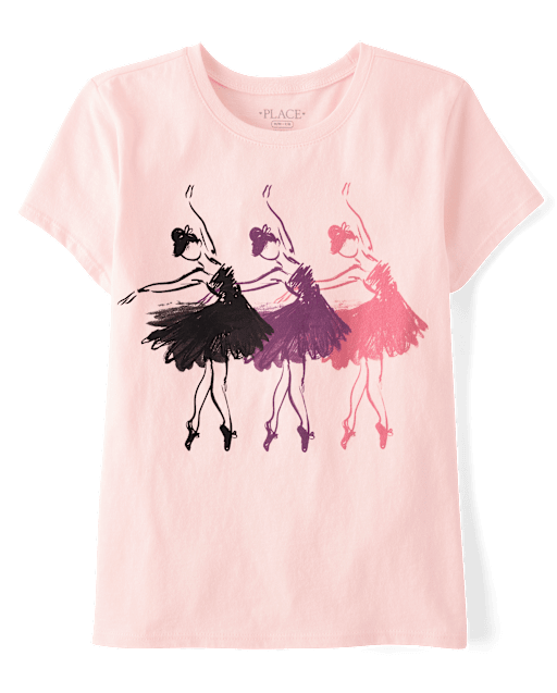 Girls Ballet Dancers Graphic Tee