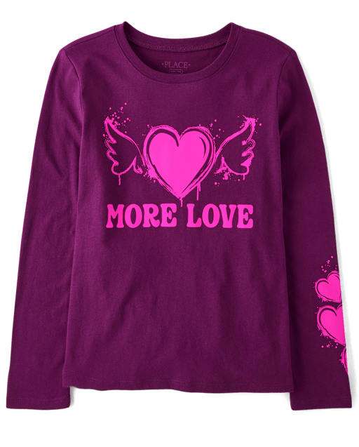 Girls More Love Graphic Tee