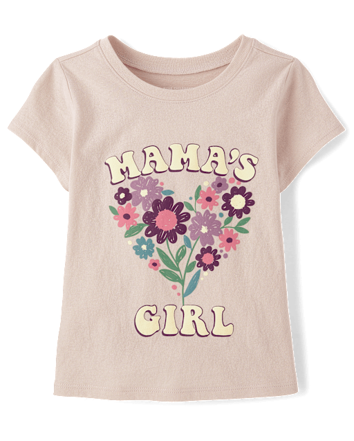 Toddler Girls Mama's Girl Graphic Tee