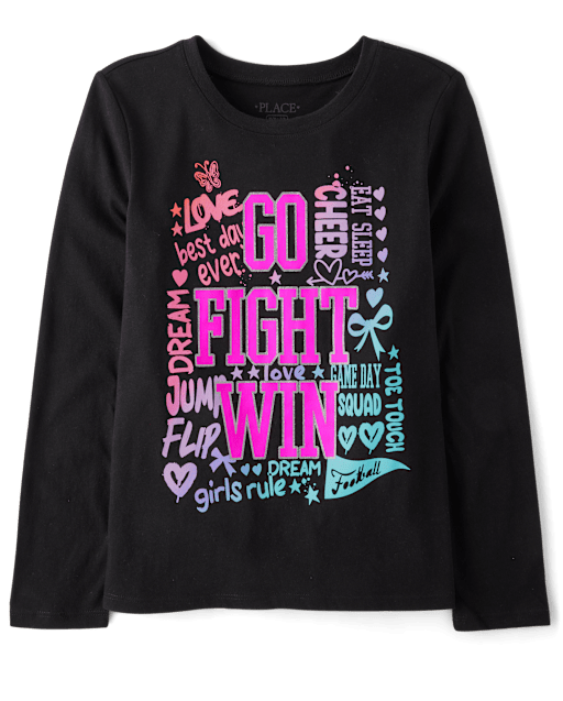 Girls Go Fight Win Graphic Tee