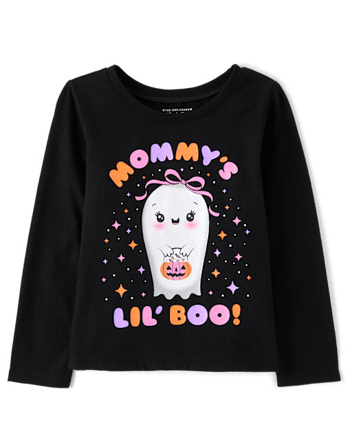 Baby And Toddler Girls Mommy's Lil Boo Graphic Tee