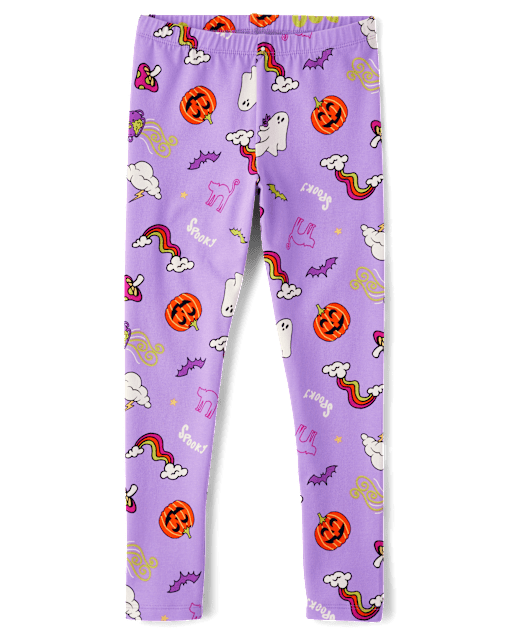 Girls Halloween Leggings