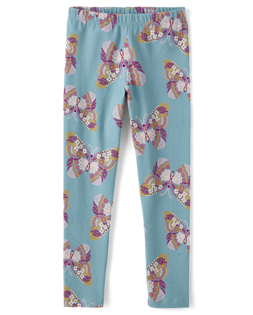 Girls Print Leggings