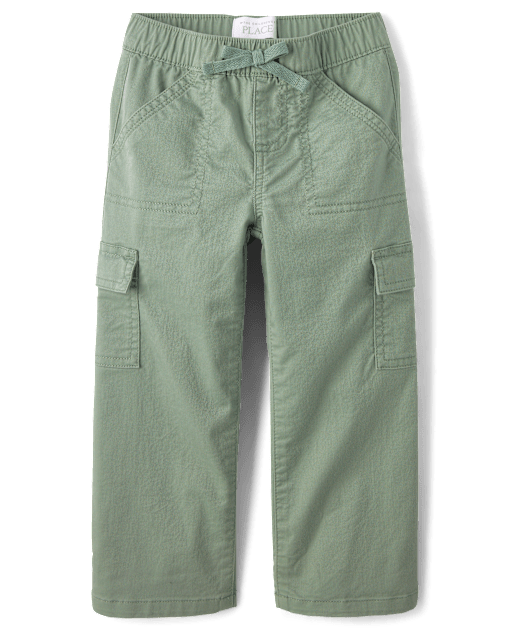Baby And Toddler Girls Garment Dyed Baggy Cargo Pants