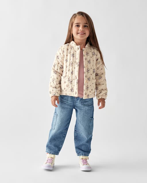 Jean utilitaire pour petite fille