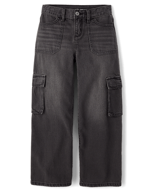 Kids Baggy Cargo Jeans