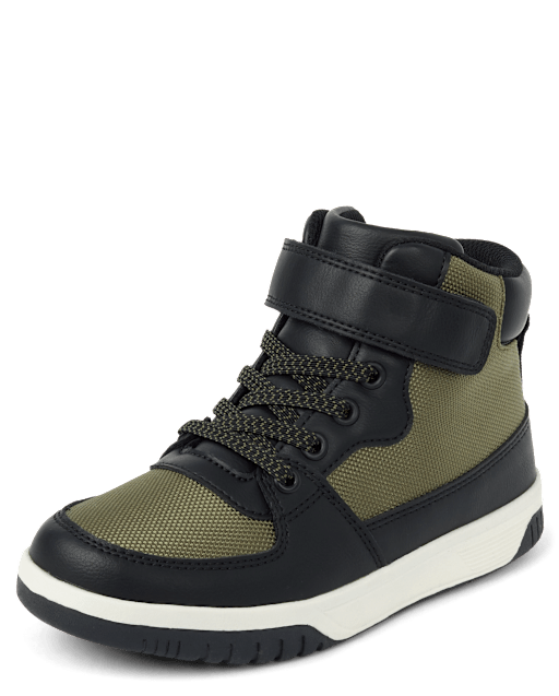 Boys Colorblock High Top Sneakers