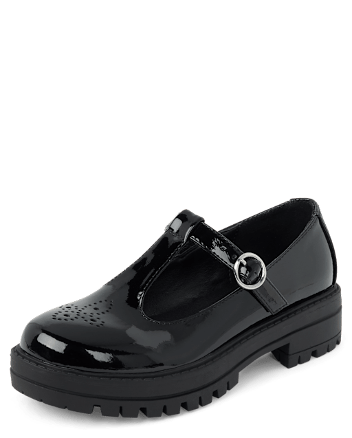 Girls T-Strap Platform Mary Jane Shoes