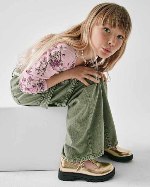 Toddler Girls T-Strap Mary Jane Shoes