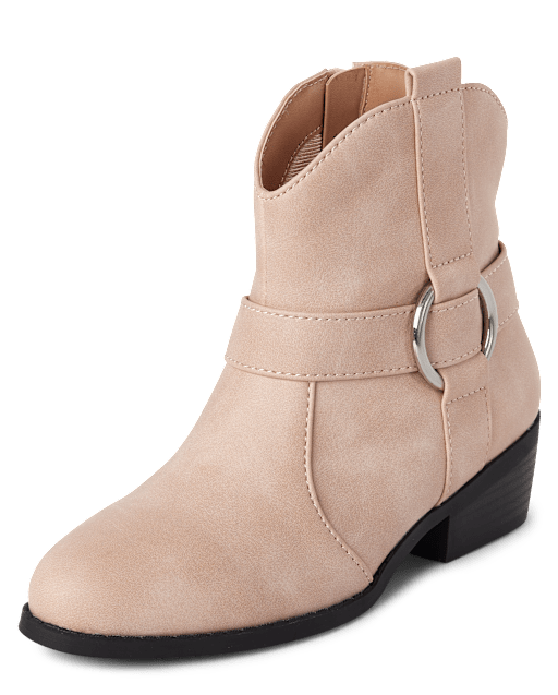 Girls Ankle Cowgirl Boots
