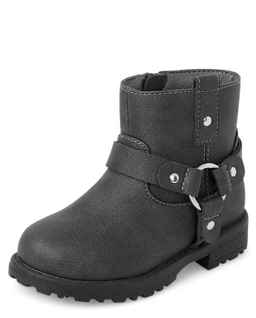 Toddler Girls Moto Boots
