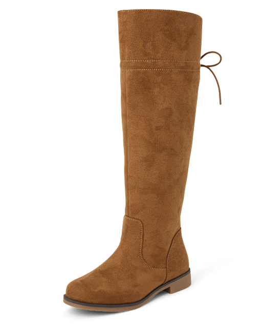 Girls Bow Over The Knee Boots
